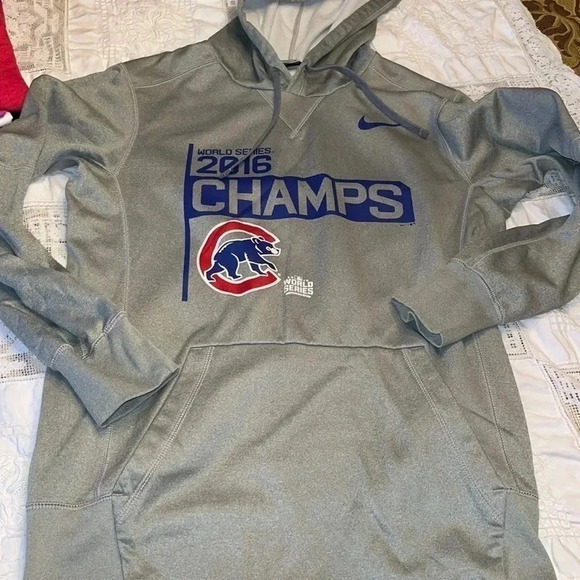 CHICAGO CUBS NIKE World Series champs hoodie - Picture 1 of 3